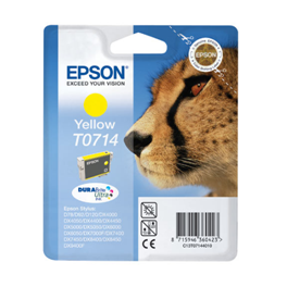 Cartouche d'encre originale - EPSON T0714 - jaune - (C13T07144011)