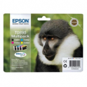 Pack de 4 cartouches d'encre originales - EPSON T0895 - noir + 1 cyan + 1 magenta + 1 jaune - (C13T08954010)