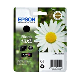 Cartouche d'encre originale - EPSON 18XL - noir - (C13T18114012) - grande capacité