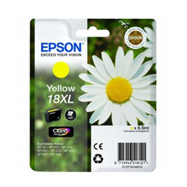 Cartouche d'encre originale - EPSON 18XL - jaune - (C13T18144012) - grande capacité