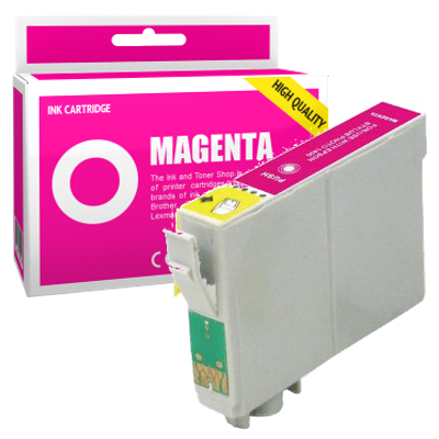 Cartouche d'encre compatible - EPSON T0713/T0893 - magenta - (C13T07134011/C13T08934011)