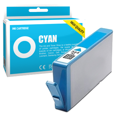 Cartouche d'encre compatible - HP 364XL - cyan - (CB323EE) - grande capacité