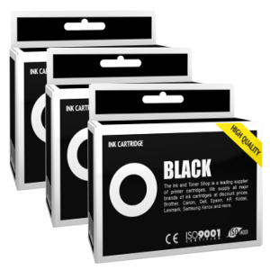 Pack de 3 cartouches d'encre compatibles - CANON BCI10 - 3 noir - (0956A002)