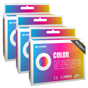 Pack de 3 cartouches d'encre compatibles - CANON BCI11 - 1 couleur + 1 couleur + 1 couleur - (0958A002)