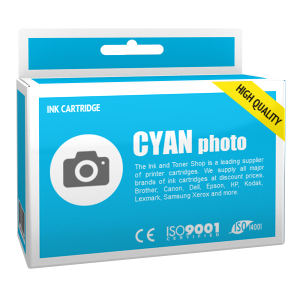 Cartouche d'encre compatible - EPSON T0345 - photo cyan - (C13T03454010)