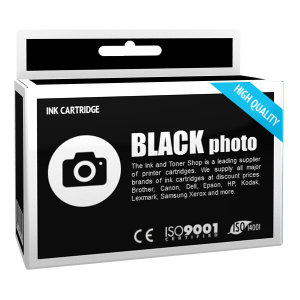 Cartouche d'encre compatible - EPSON T0871 - noir Photo - (C13T08714010)
