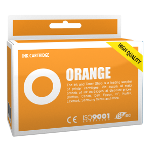 Cartouche d'encre compatible - EPSON T0879 - orange - (C13T08794010)