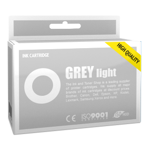 Cartouche d'encre compatible - EPSON T5639 - gris clair - (C13T563900)