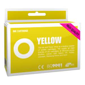 Cartouche d'encre compatible - OLIVETTI 11 - jaune - (C4838AE)