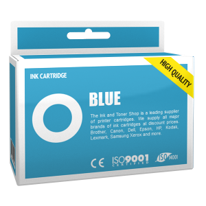 Cartouche d'encre compatible - SECAP DE6170/FS004256004 - bleu - (FS004256004)