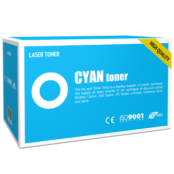 Toner compatible - DELL H513C - cyan - (593-10290)