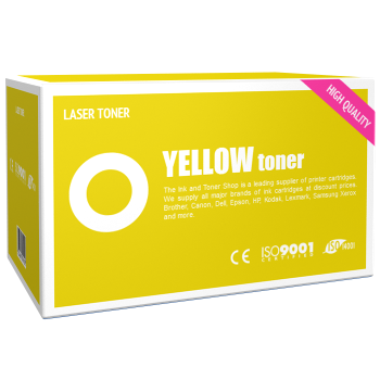 Toner compatible - DELL H515C - jaune - (593-10291)