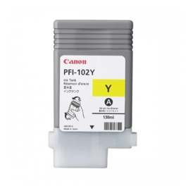 Cartouche d'encre originale - CANON PFI102Y - jaune - (0898B001)