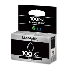 Cartouche d'encre originale - LEXMARK 100XL - noir - (14N1068E) - grande capacité