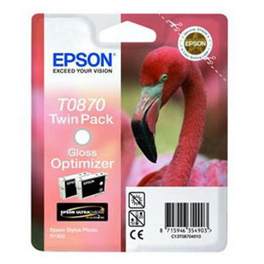 Cartouche d'encre originale - EPSON T0870 - gloss optimizer - (C13T08704010)