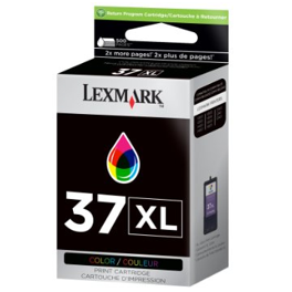 Cartouche d'encre originale - LEXMARK 37XL - couleur - grande capacité - (18C2180E)