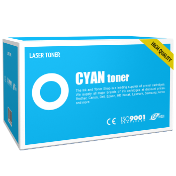Toner compatible - DELL M3TD7/593BBCS - cyan - (593BBCS)