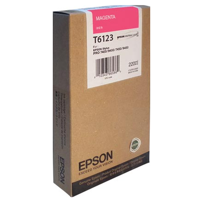 Cartouche d'encre originale - EPSON T6123 - magenta - (C13T612300)