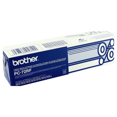 2 rouleaux - BROTHER PC72RF - 2x noir - (PC-72RF)