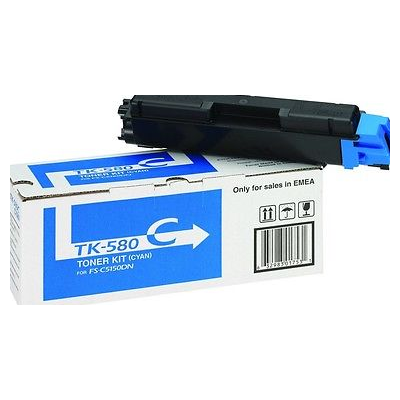 Toner original - KYOCERA TK-580C - cyan - (1T02KTCNL0)
