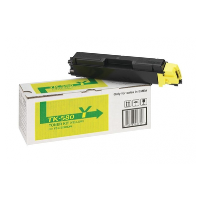 Toner original - KYOCERA TK-580Y - jaune - (1T02KTANL0)