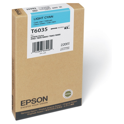 Cartouche d'encre originale - EPSON T6035 - cyan clair - (C13T603500)