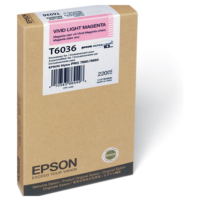 Cartouche d'encre originale - EPSON T6036 - magenta clair - (C13T603600)