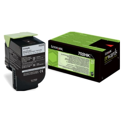 Toner original - LEXMARK 702HK - noir - (70C2HK0)