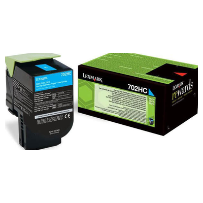 Toner original - LEXMARK 702HC - cyan - (70C2HC0)