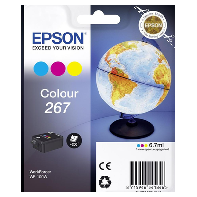 Cartouche d'encre originale - EPSON 267 - couleur - (C13T26704010)
