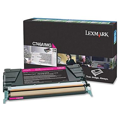 Toner original - LEXMARK C746A1MG - magenta - (C746A1MG)