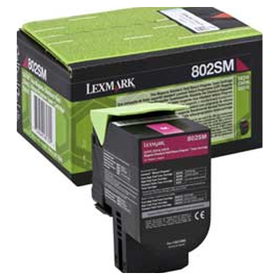 Toner original - LEXMARK 802SM - magenta - (80C2SME)