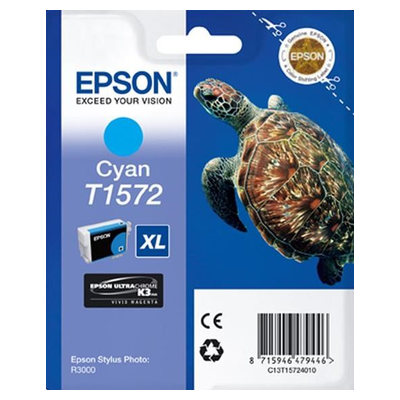 Cartouche d'encre originale - EPSON T1572 - cyan - (C13T15724010)