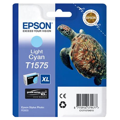 Cartouche d'encre originale - EPSON T1575 - cyan clair - (C13T15754010)