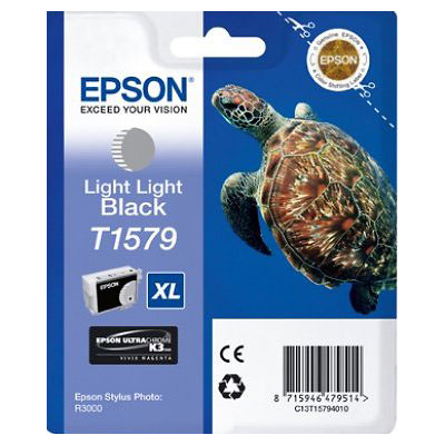 Cartouche d'encre originale - EPSON T1579 - gris clair - (C13T15794010)