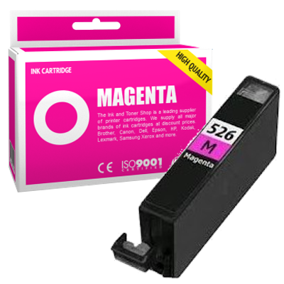 Cartouche d'encre compatible - CANON 526 M/CLI526M - magenta - (4542B001)