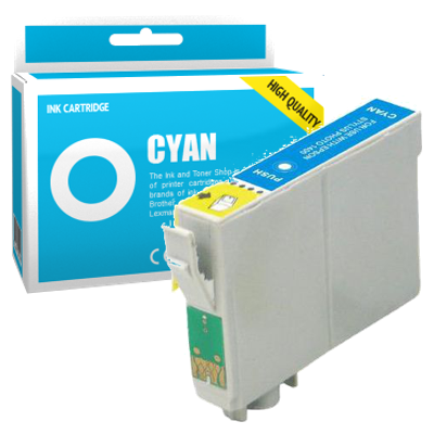 Cartouche d'encre compatible - EPSON T1302 - cyan - (C13T13024010)