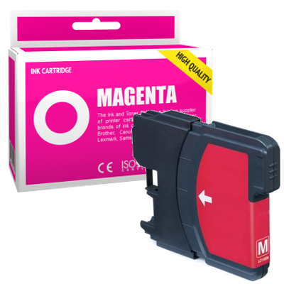 Cartouche d'encre compatible - BROTHER LC980 - magenta - (LC980-M)