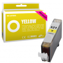 Cartouche d'encre compatible - CANON 521 Y/CLI521Y - jaune - (2936B001)