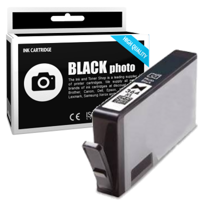 Cartouche d'encre compatible - HP 364XL - noir Photo - (CB322EE) - grande capacité