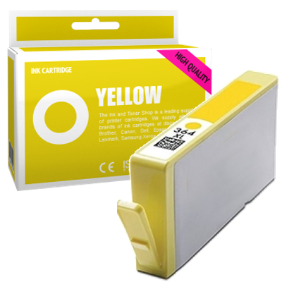 Cartouche d'encre compatible - HP 364XL - jaune - (CB325EE) - grande capacité