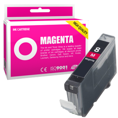 Cartouche d'encre compatible - CANON 8 M/CLI8M - magenta - (0622B001)