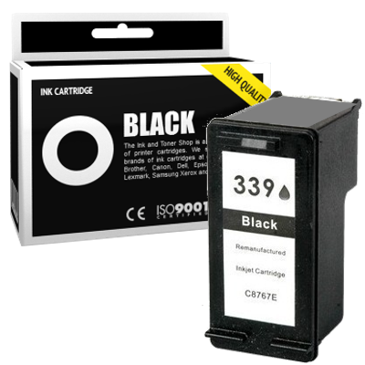 Cartouche d'encre compatible - HP 339 - noir - (C8767EE*)