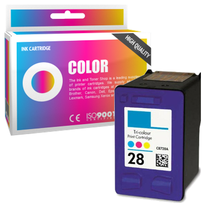 Cartouche d'encre compatible - HP 28 - couleurs - (C8728AE*)