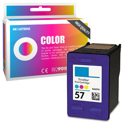 Cartouche d'encre compatible - HP 57 - couleur - (C6657AE*)
