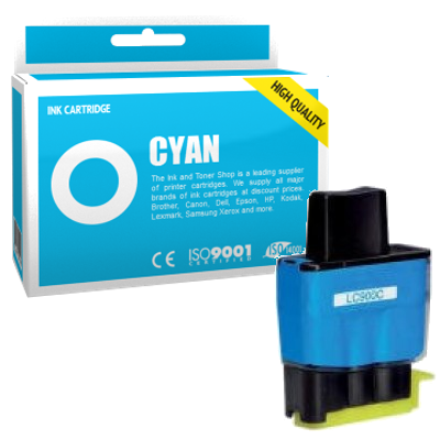 Cartouche d'encre compatible - BROTHER LC900C - cyan - (LC900-C)