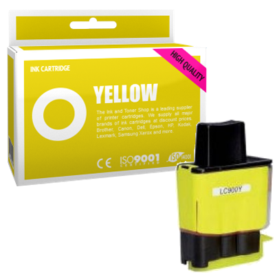 Cartouche d'encre compatible - BROTHER LC900Y - jaune - (LC900-Y)
