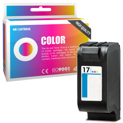Cartouche d'encre compatible - HP 17 - couleur - (C6625AE)