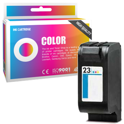 Cartouche d'encre compatible - HP 23 - couleur - (C1823DE*)