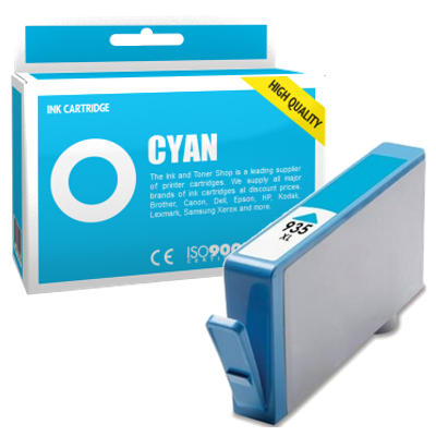 Cartouche d'encre compatible - HP 935XL - cyan - (C2P24AE) - grande capacité